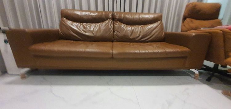 SB Design Square โซฟา 3 ที่นั่ง  สีน้ำตาล  รูปที่ 3