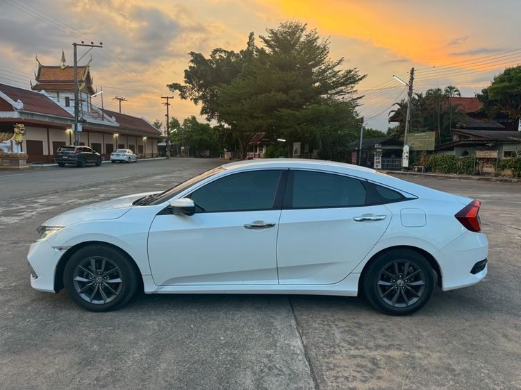 Honda Civic 2019 1.8 EL i-VTEC Sedan เบนซิน ไม่ติดแก๊ส เกียร์อัตโนมัติ ขาว รูปที่ 4