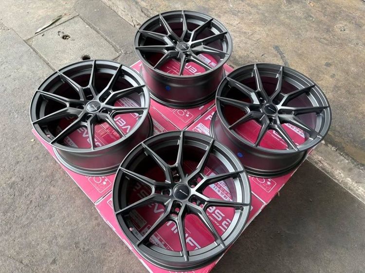 ล้อแม็กมือ1 ขอบ18 RR11 5รู114 กว้าง8.5 ออฟ35 สีเทากัน ล้อเบา FLOW FORMING งานSEVENFIFTH งานสวยมาก  รูปที่ 2