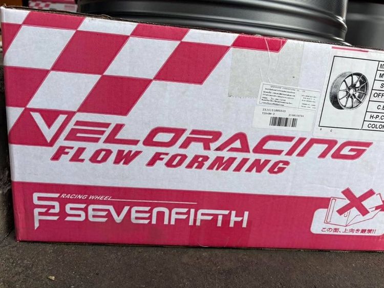 ล้อแม็กมือ1 ขอบ18 RR11 5รู114 กว้าง8.5 ออฟ35 สีเทากัน ล้อเบา FLOW FORMING งานSEVENFIFTH งานสวยมาก  รูปที่ 8