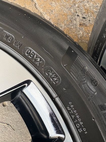 ล้อแม็กขอบ16 HONDA CIVIC มีรอยตามการใช้งาน พร้อมยางMICHELIN215-55-16 ปี22 ปีแท้  รูปที่ 11