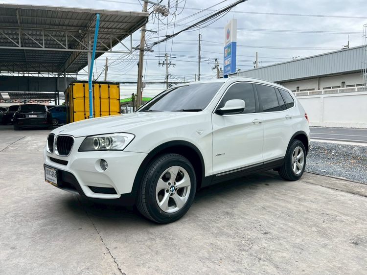 BMW X3 2012 2.0 xDrive20i 4WD Pickup เบนซิน ไม่ติดแก๊ส เกียร์อัตโนมัติ ขาว รูปที่ 2