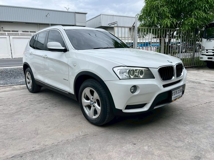 BMW X3 2012 2.0 xDrive20i 4WD Pickup เบนซิน ไม่ติดแก๊ส เกียร์อัตโนมัติ ขาว รูปที่ 3