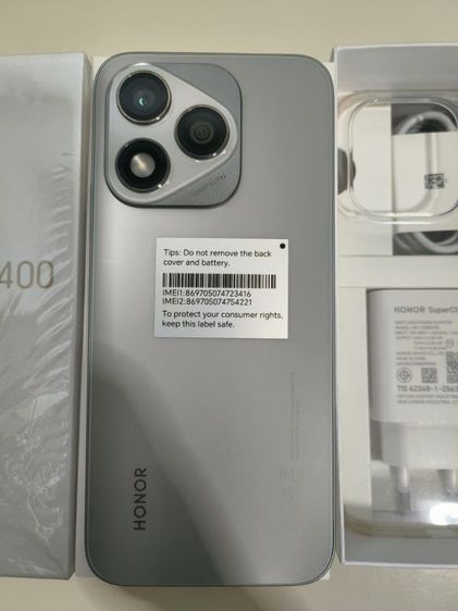 ขายแล้วHonor 400 Lite แรม12รอม256มือ1 แถมHonor  Smart  Band 9ครบกล่อง รูปที่ 5
