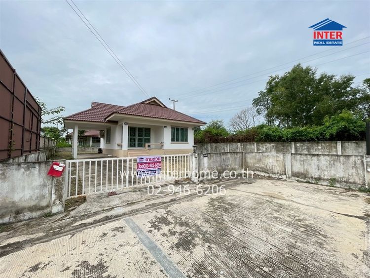 บ้านเดี่ยว 1 ชั้น 108 ตร.ว. หมู่บ้านบารมี1 องครักษ์ ซอย1-4 ถนนรังสิต-นครนายก องครักษ์ นครนายก