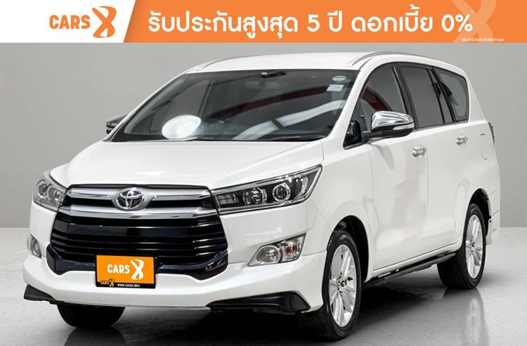 Toyota Innova 2017 2.8 Crysta V Utility-car ดีเซล ไม่ติดแก๊ส เกียร์อัตโนมัติ ขาว