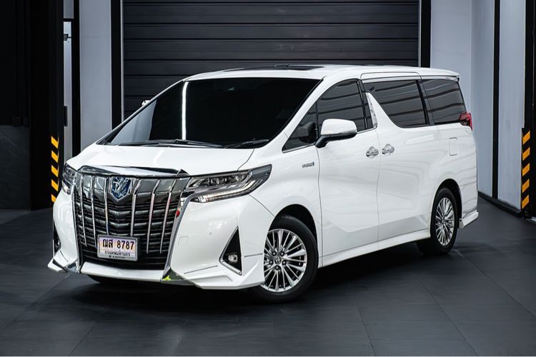 รถ Toyota Alphard 2.5 HV SR C-Package 4WD สี ขาว