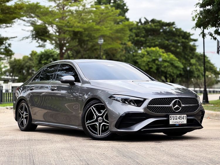 Mercedes-Benz A-Class 2024 A200 Sedan เบนซิน ไม่ติดแก๊ส เกียร์อัตโนมัติ เทา รูปที่ 3