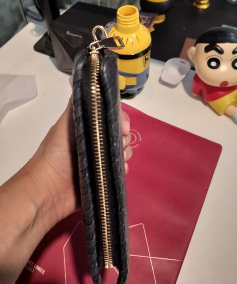 กระเป๋าสตางค์ใบยาวTory สีดำ อะไหล่ทอง รูปที่ 2