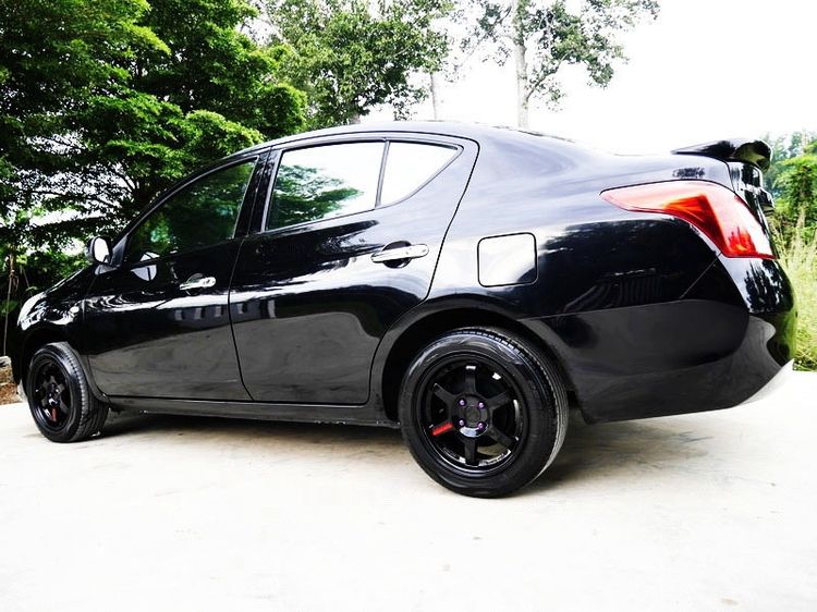 Nissan Almera 2013 1.2 V Sedan เบนซิน ไม่ติดแก๊ส เกียร์อัตโนมัติ ดำ รูปที่ 3