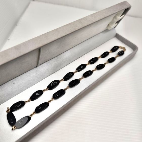 🔖สร้อยคอวัสดุธรรมชาติ งานหายาก ตะขอทองตอกโค๊ต 12k งานจากญี่ปุ่น รูปที่ 10