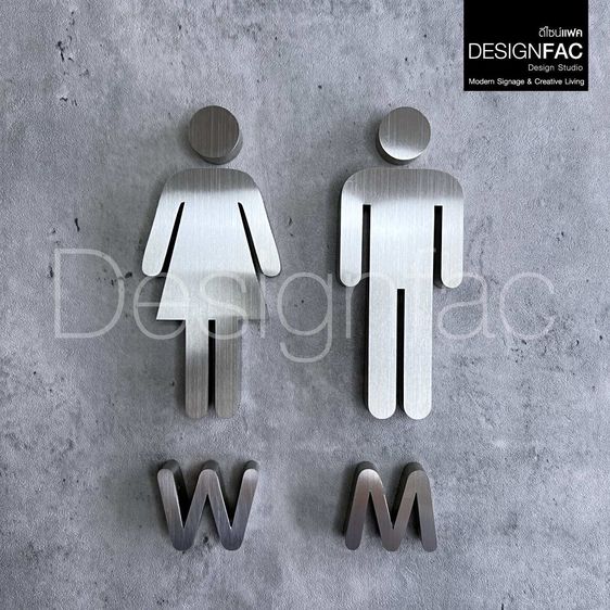 ป้ายห้องน้ำ ป้ายห้องสุขา ป้ายสัญลักษณ์ห้องน้ำ รูปที่ 16