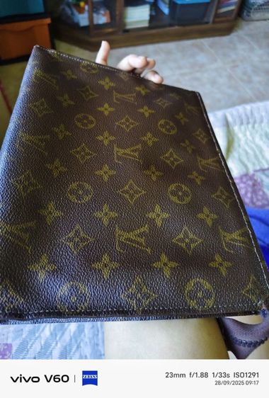 Vintage Louis Vuitton Clutch bagแท้ รูปที่ 6
