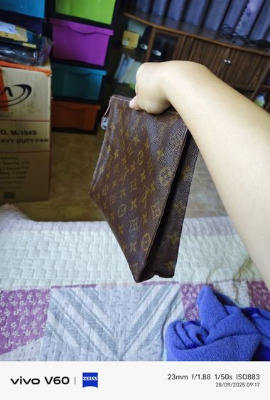 Vintage Louis Vuitton Clutch bagแท้ รูปที่ 5