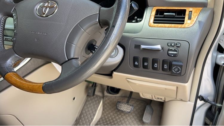 Toyota Alphard 2006 3.0 V6 Van เบนซิน LPG เกียร์อัตโนมัติ เทา รูปที่ 2