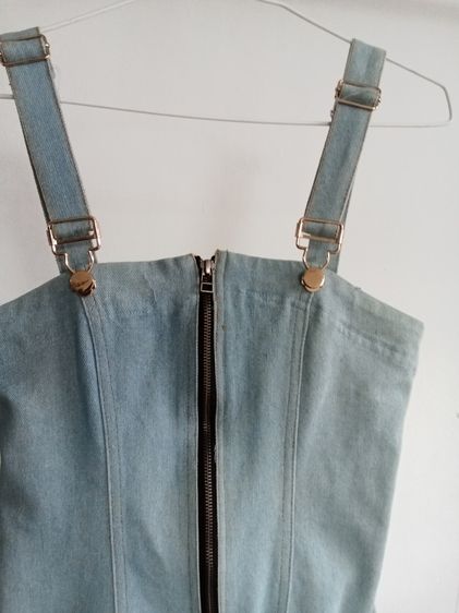 ชุดกระโปรงยีน สุภาพใหม่ 80 เปอร์เซ็นต์ รูปที่ 4