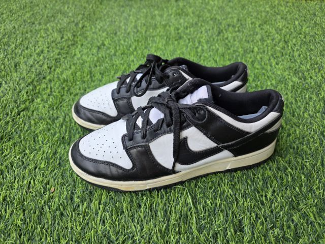 ขาว หนังแท้ รองเท้าผ้าใบ UK 9 | EU 43 1/3 | US 9.5 Nike รองเท้าไนกี้แฟนด้า ของแท้ 