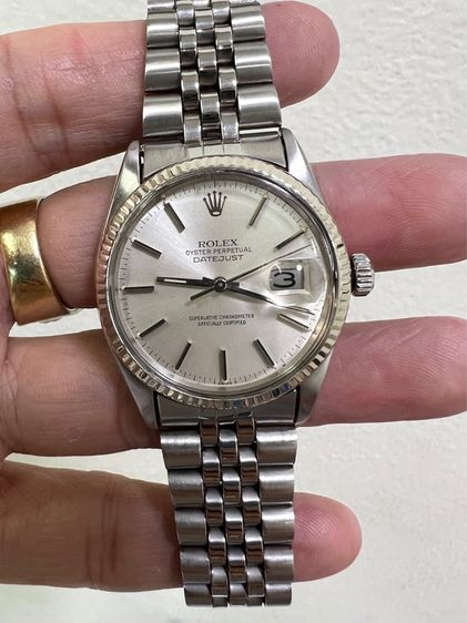เงิน ROLEX 16014 ออโตเมติก 2 จังหวะ 36 mm. 