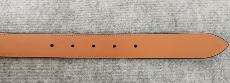 Burberry เข็มขัดผู้ชาย เข็มขัดหนังสีน้ำตาลเข้ม ของเเท้💯 นำเข้าจากญี่ปุ่น สภาพใหม่ รูปที่ 6