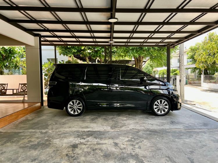 Toyota Vellfire 2011 2.4 V Van เบนซิน ไม่ติดแก๊ส เกียร์อัตโนมัติ ดำ รูปที่ 4