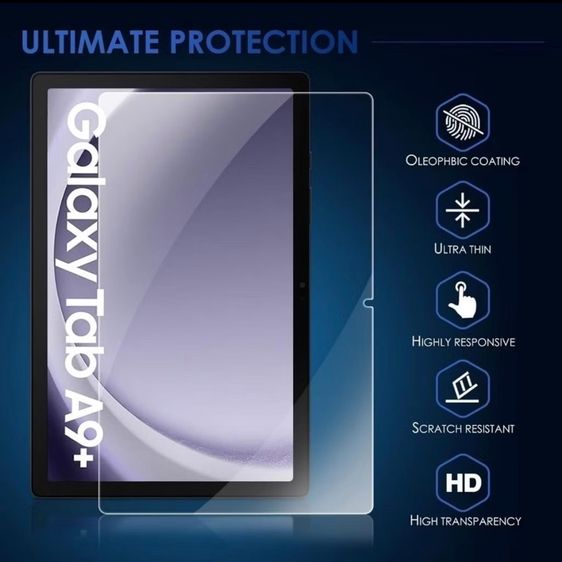 ้เคสกับฟิล์มกระจก Galaxy tab A9plus รูปที่ 6