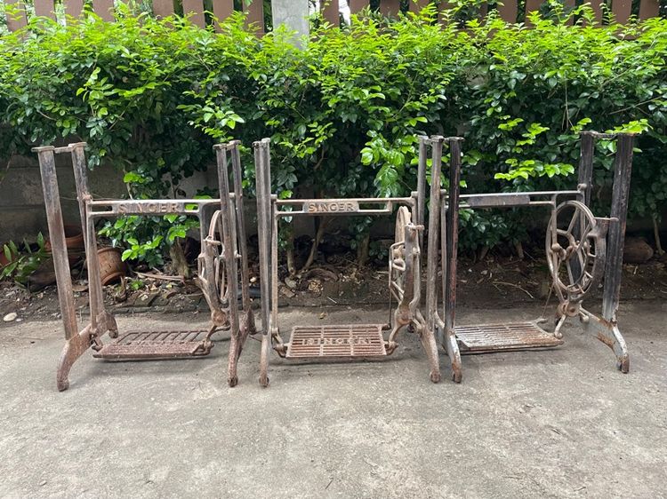 ขาจักร SINGER เก่าสะสม รูปที่ 8