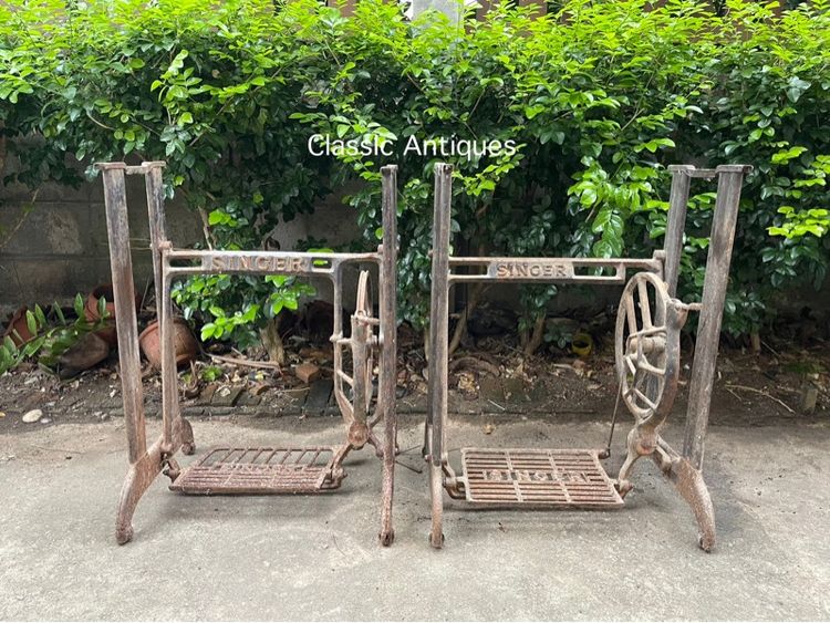 ขาจักร SINGER เก่าสะสม รูปที่ 2