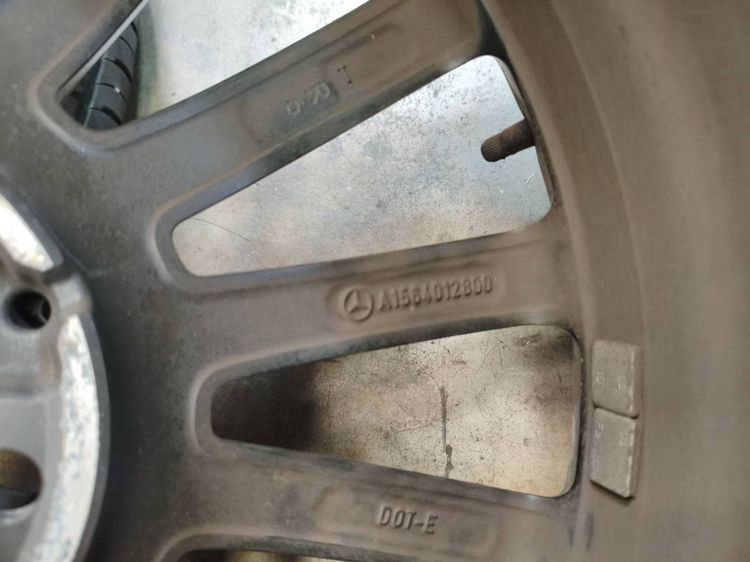 ล้อเบ็นซ์ ล้อBenz GLA-Class W156 AMG แท้ ลายก้านบิด ขอบ19" พร้อมยาง ใส่ Benz ได้หลายรุ่น รูปที่ 8