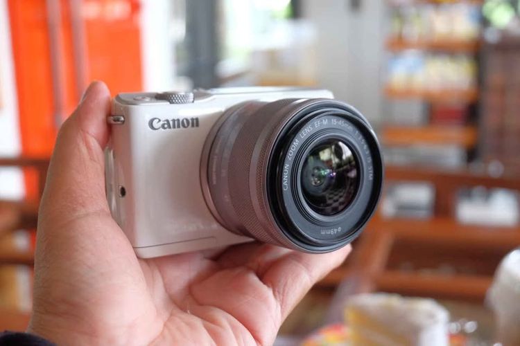 กล้อง canon eos m10 +15-45 สีขาวเต็มระบบ   พร้อมใช้  เมนูไทย  รูปที่ 2