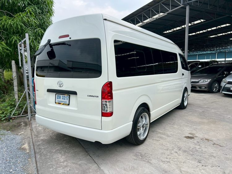 Toyota Commuter 2014 3.0 Van ดีเซล ไม่ติดแก๊ส เกียร์อัตโนมัติ ขาว รูปที่ 4