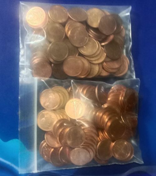 เหรียญ๒๕สต.ร๙ร๑๐อย่างละ100เหรียญรวม200เหรียญ