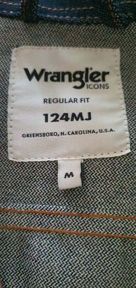 jacket wrangler 124MJ size M  รูปที่ 7