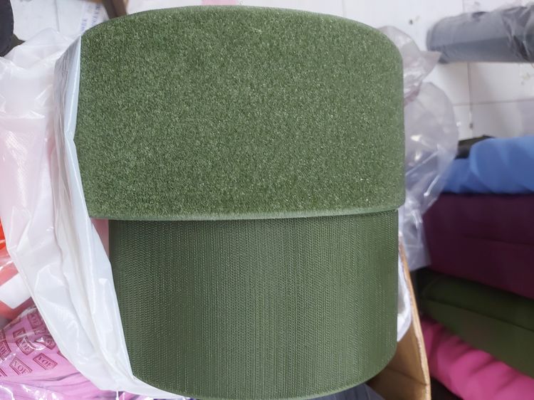 งานควิลท์ ตีนตุ๊กแก ขนาด 4 นิ้ว สีขี้ม้า อย่างดี เมจิกเทปทหารบก เวลโก้เทป ทำอาร์ม  