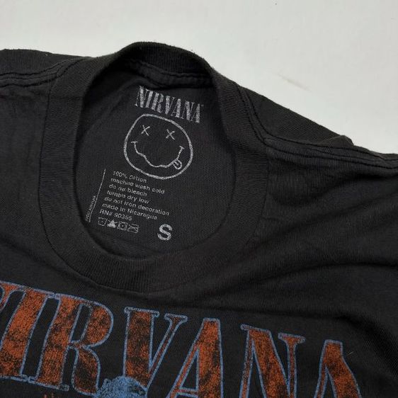 เสือยืดคอกลมแขนสั้น วงดนตรีชื่อดัง NIRVANA UTERO งานแท้รุ่นเก่า รูปที่ 3