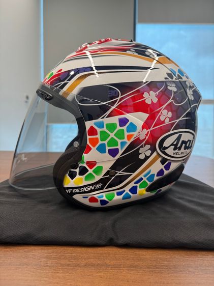 ขายหมวกกันน็อคครึ่งใบ arai vz-ram Nakagami ของแท้100เปอร์เซนต์ จากญี่ปุ่น 🇯🇵✨ รูปที่ 2