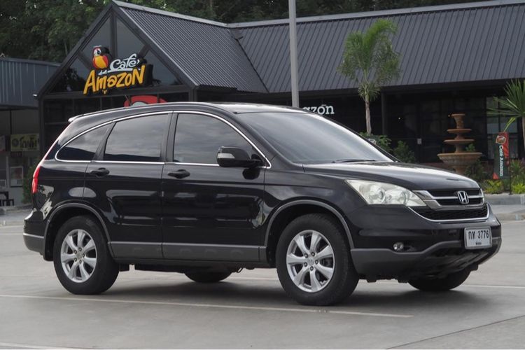 Honda CR-V 2009 2.0 E 4WD Utility-car เบนซิน ไม่ติดแก๊ส เกียร์อัตโนมัติ ดำ รูปที่ 3