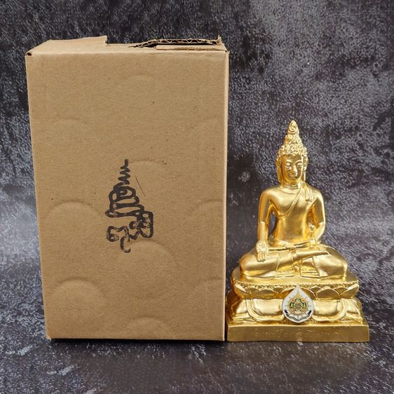 พระบูชา “พระไพรีพินาศ ” หน้าตัก 3 นิ้ว เนื้อสัมฤทธิ์ ปิดทอง ที่ระลึก 72 พรรษา รัชกาลที่ 9 วัดบวรนิเวศวิหาร ปี 2542