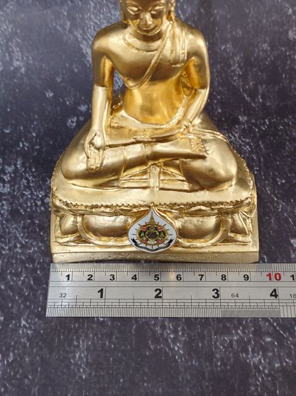 พระบูชา “พระไพรีพินาศ ” หน้าตัก 3 นิ้ว เนื้อสัมฤทธิ์ ปิดทอง ที่ระลึก 72 พรรษา รัชกาลที่ 9 วัดบวรนิเวศวิหาร ปี 2542 รูปที่ 6
