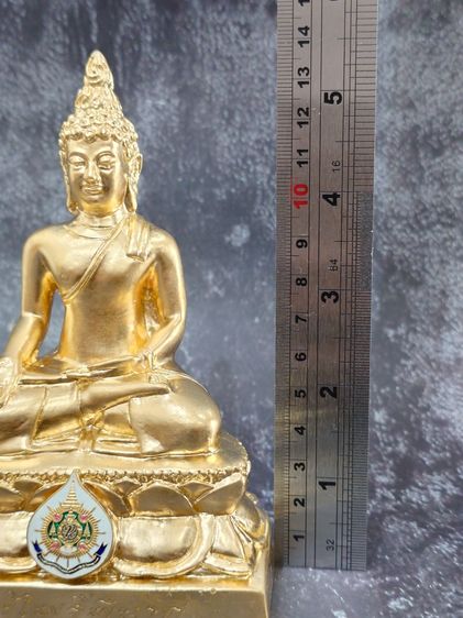 พระบูชา “พระไพรีพินาศ ” หน้าตัก 3 นิ้ว เนื้อสัมฤทธิ์ ปิดทอง ที่ระลึก 72 พรรษา รัชกาลที่ 9 วัดบวรนิเวศวิหาร ปี 2542 รูปที่ 7