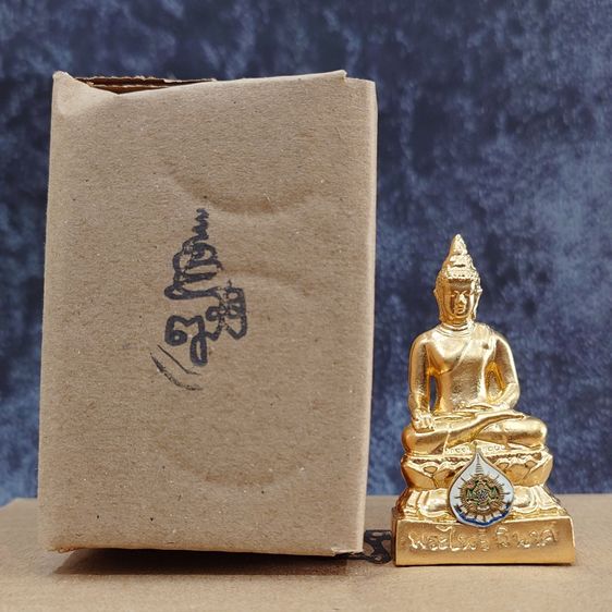 พระบูชา “พระไพรีพินาศ ” หน้าตัก 1.5 นิ้ว เนื้อสัมฤทธิ์ ปิดทอง ที่ระลึก 72 พรรษา รัชกาลที่ 9 วัดบวรนิเวศวิหาร ปี 2542