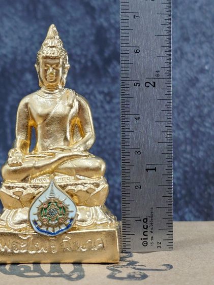 พระบูชา “พระไพรีพินาศ ” หน้าตัก 1.5 นิ้ว เนื้อสัมฤทธิ์ ปิดทอง ที่ระลึก 72 พรรษา รัชกาลที่ 9 วัดบวรนิเวศวิหาร ปี 2542 รูปที่ 7