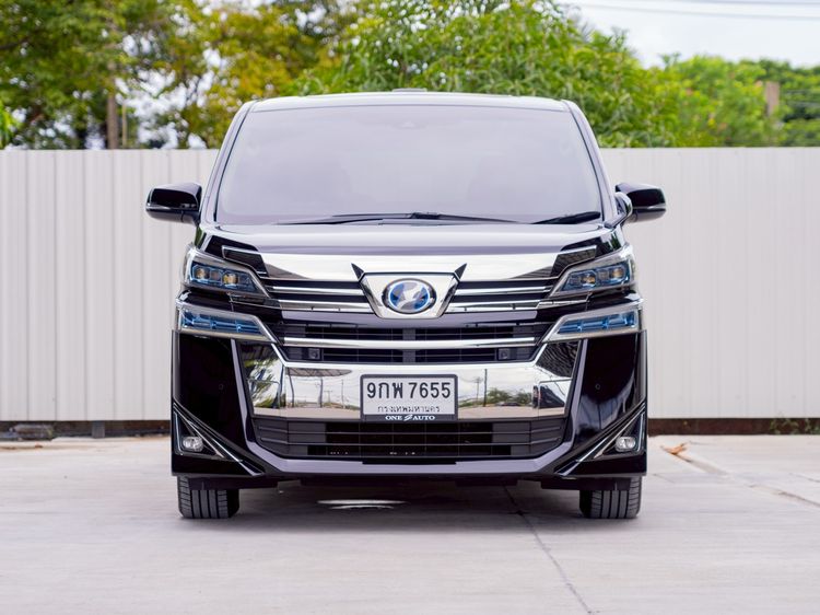 Toyota Vellfire 2020 2.5 HV X 4WD Utility-car ไฮบริด ไม่ติดแก๊ส เกียร์อัตโนมัติ ดำ รูปที่ 2