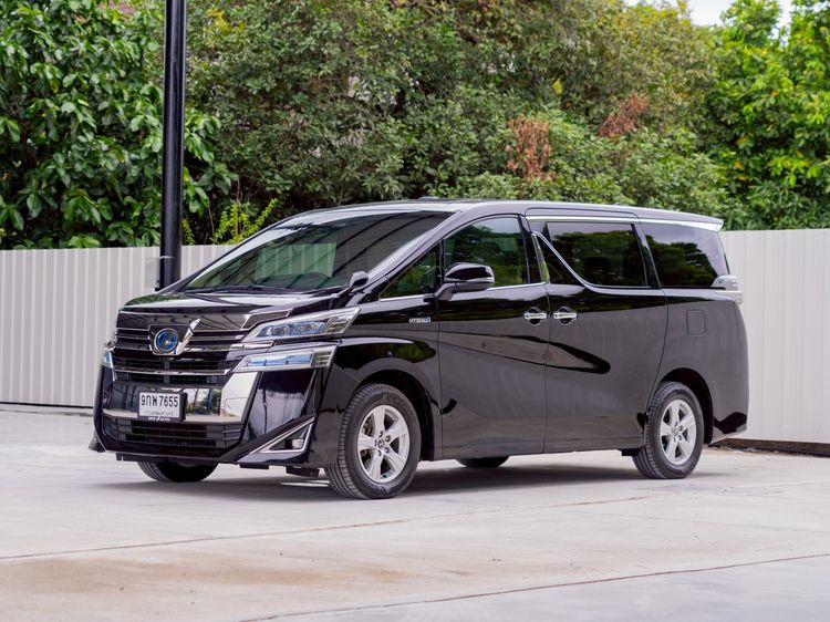 Toyota Vellfire 2020 2.5 HV X 4WD Utility-car ไฮบริด ไม่ติดแก๊ส เกียร์อัตโนมัติ ดำ รูปที่ 3
