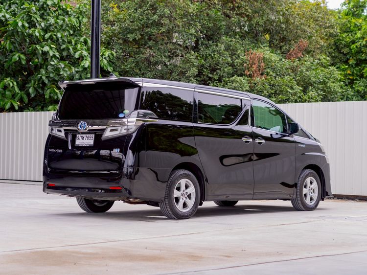 Toyota Vellfire 2020 2.5 HV X 4WD Utility-car ไฮบริด ไม่ติดแก๊ส เกียร์อัตโนมัติ ดำ รูปที่ 4