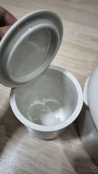 ชุดหม้อพร้อมฝา เซรามิก และ แก้ว 4 ใบ พร้อมฝา รูปที่ 5