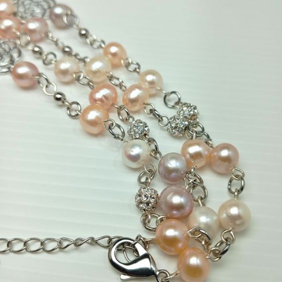 🔖สร้อยมุกแท้ แบรนด์ Jinka Nezu ลายกุหลาบ งานจากญี่ปุ่น รูปที่ 8