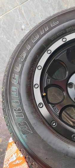 แม็กapp ขอบ16 กว้าง8.5 et0พร้อมยางบริสโตน 265 70 16 ปี23 ยางสวยมีตุ่มหน้ายางทุกเส้น ใส่กระบะตัวสูงได้ทุกรุ่น mpv รูปที่ 8