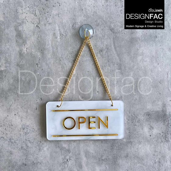 รวมป้ายที่ร้านอาหารต้องมี ป้ายอะคริลิค สไตล์โมเดิร์น มินิมอล รูปที่ 13