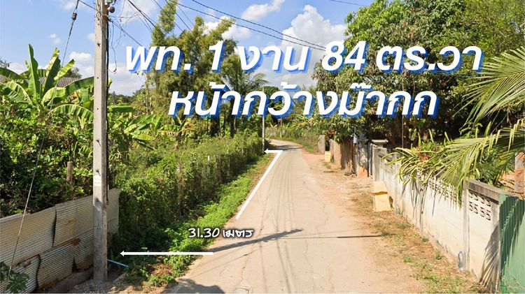 ขายที่ดิน 1 งาน 84 ตร.วา ต.สบป๊าด อ.แม่เมาะ ลำปาง รูปที่ 3