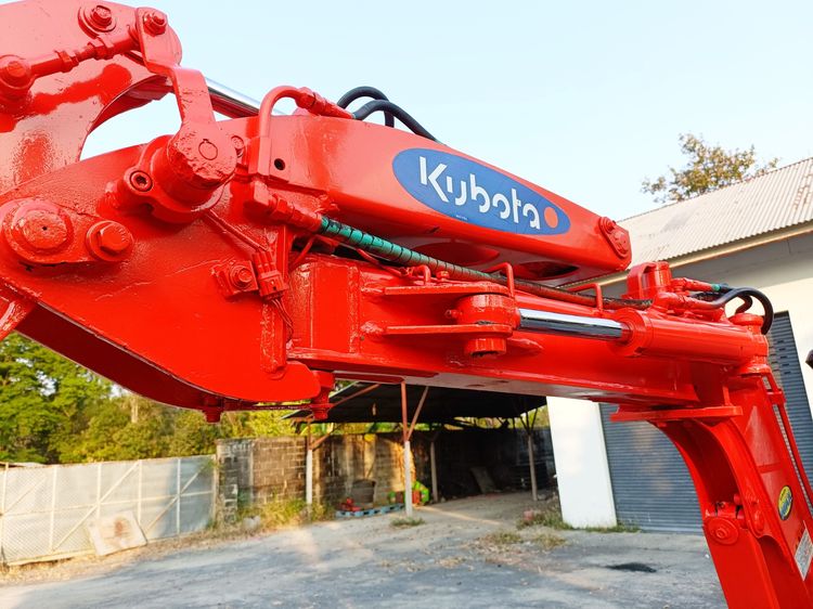  รถขุด แบคโฮ  Kubota RX-141  ขนาด 1.4 ตัน PC14   คอนโทรลน้ำมัน แทรคยาง บูมอาร์มสไลด์ รูปที่ 18
